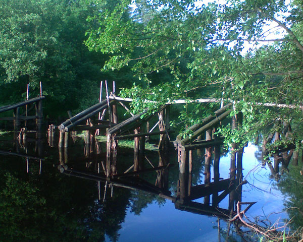 Долгожданный мост через Полю
